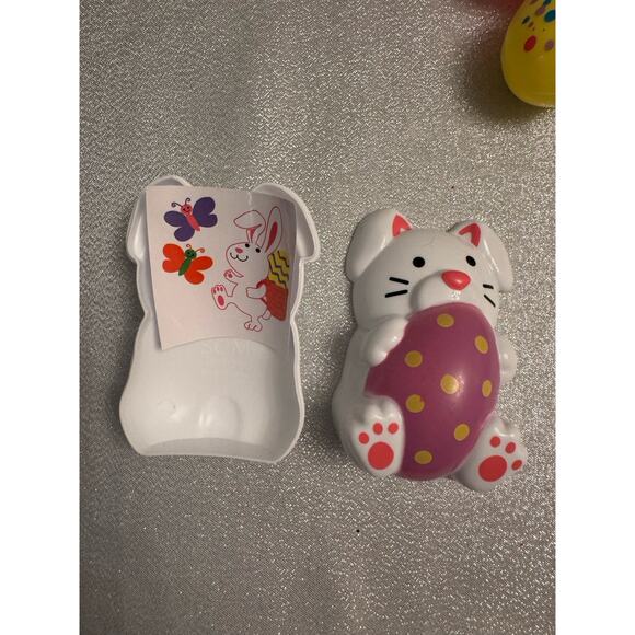 Lot of 28 Easter Eggs Bunnies Carrots Chicks Flowers Stickers Egg Hunt - Picture 4 of 5